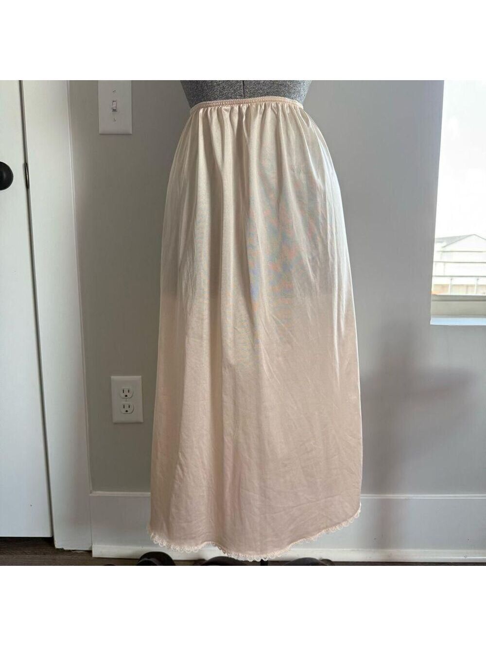 Warner-s Women's Cream and Pink Skirt